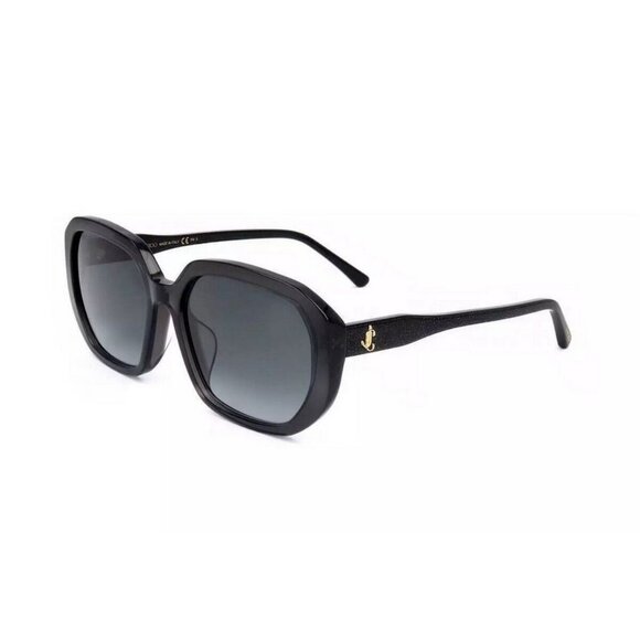 JIMMY CHOO JCKARLYFS-KB790-57 Sunglasses Size 57mm 145mm 18 Black SUNGLASSES